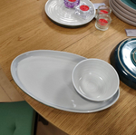 Тарелка керамическая Endive, овальной формы, размер: 30*17.5*2,6 см.