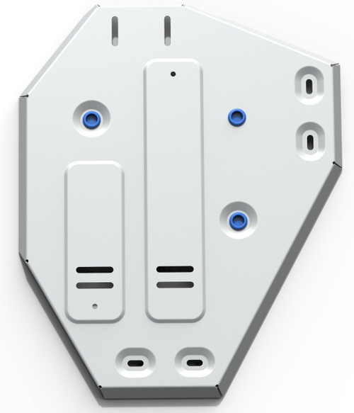 Защита топливного бака Rival для Hyundai Santa Fe III (V - 2.2D; 2.4) 4WD 2012-2018/Hyundai Santa Fe Premium (V - 2.2D; 2.4) 4WD 2015-2016/Kia Sorento II рестайлинг (V - 2.2D; 2.4) 4WD 2012-2021, штампованная, алюминий 4 мм, с крепежом, 333.2338.1