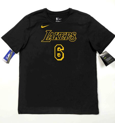 Футболка "Лос-Анджелес Лейкерс" с нанесением Леброна Джеймса