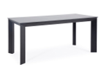 "Венето" обеденный стол из HPL 140х80см, цвет "серый гранит", каркас черный