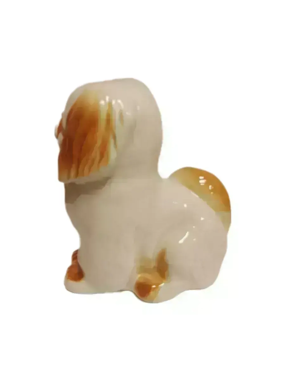 Фарфоровая статуэтка " Пекинес " ЛФЗ 1970-1979 гг.