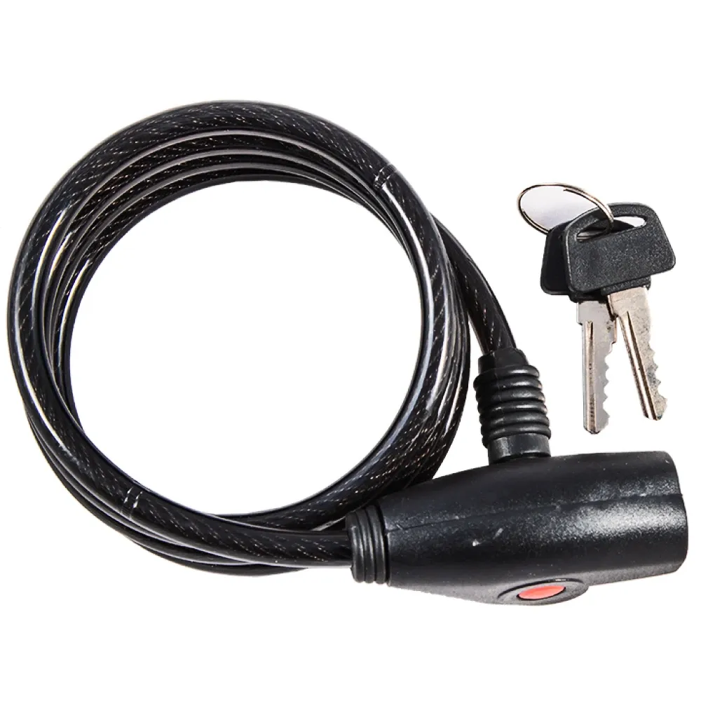 Замок велосипедный 1200х10 mm GK102.106+GK-01 ключ