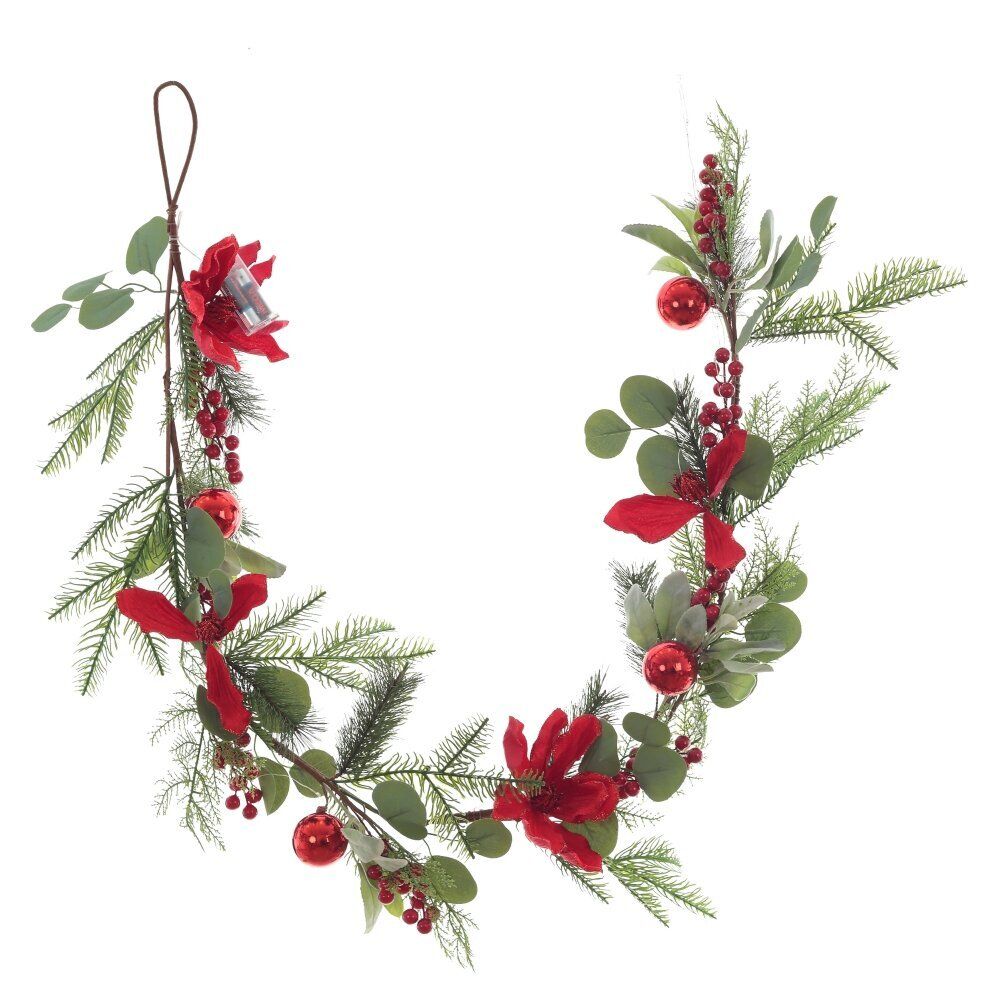 GAEM Изделие декоративное "Гирлянда" (подсвет, 2хАА, н/п), L23 W23 H157 см