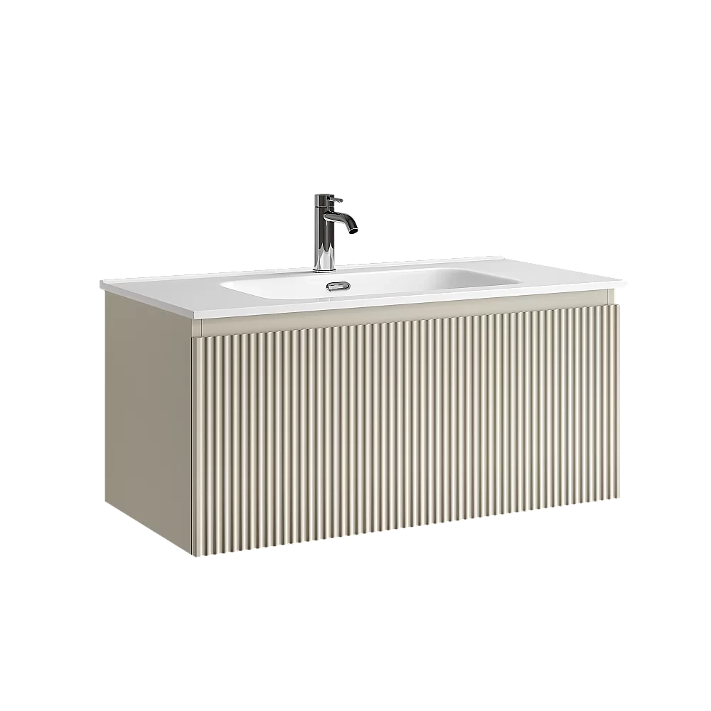 Тумба с раковиной Sancos Snob R 1.0 SNR1.090CE/CN7002 Beige Soft