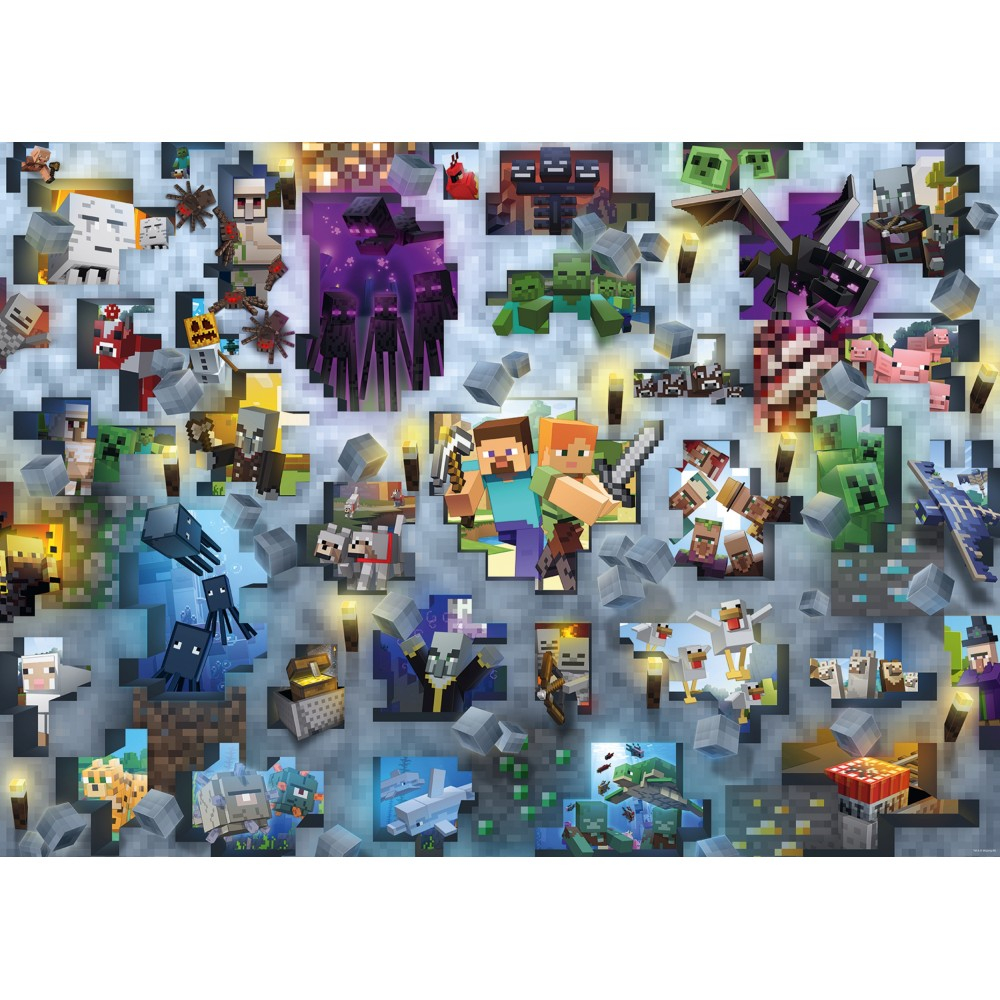 Пазл Ravensburger Minecraft Challenge 004226 1000 элементов 004226 — фото 2