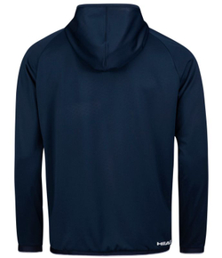 Кофта для мальчика теннисная Head Power Hoodie B - dark blue/print vision