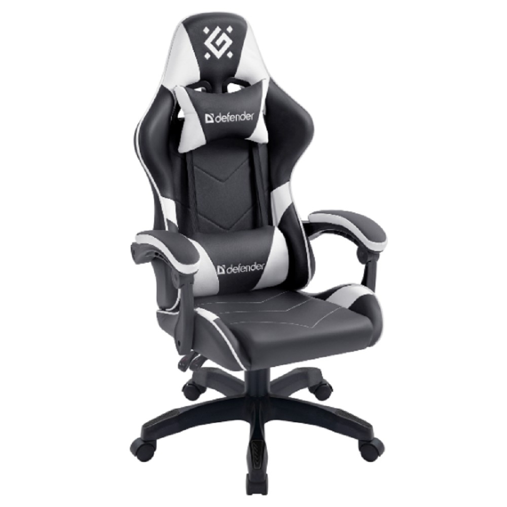Кресло офисное Игровое кресло Companion Черный / белый,класс 3,металл,PU DEFENDER
