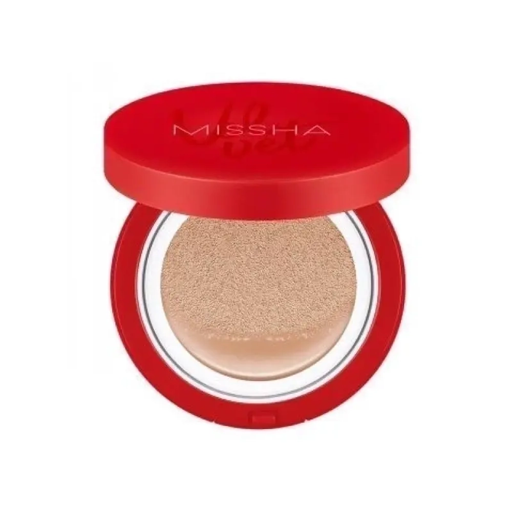 Тональный кушон с матовым финишем Missha Velvet Finish Cushion SPF50+ PA+++ № 21 светлый бежевый