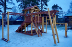 Деревянная детская площадка Савушка "4 сезона" - семейная