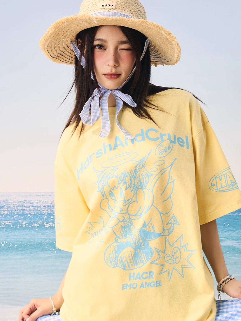 Футболка HARSHandCRUEL "Emo Angel" Oversized Tee