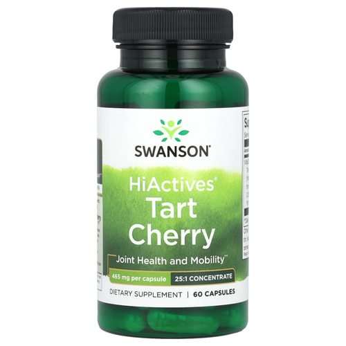 Swanson Vitamins, HiActives®, вишня, 465 мг, 60 капсул