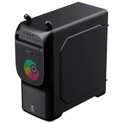 Zircon Корпус Cute Rabbit BK без БП (Midi Tower,ATX,Черн,1*USB3.0,1*USB2.0,1x92mm)