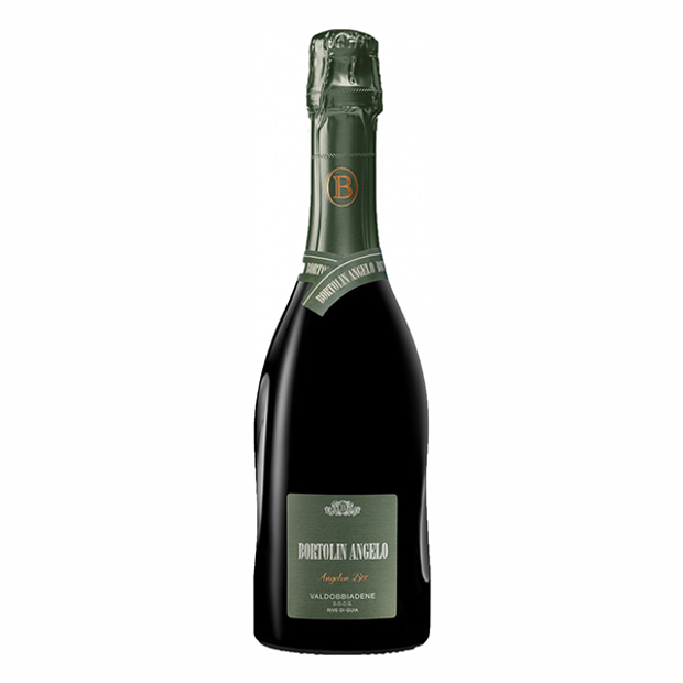 Игристое вино белое экстра брют "Бортолин Анджело Вальдоббьядене Анджелин Бео Рив де Гуйя" 2023 11,5% 0,75 л