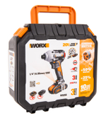 Шуруповерт импульсный ударный бесщеточный аккумуляторный WORX WX261