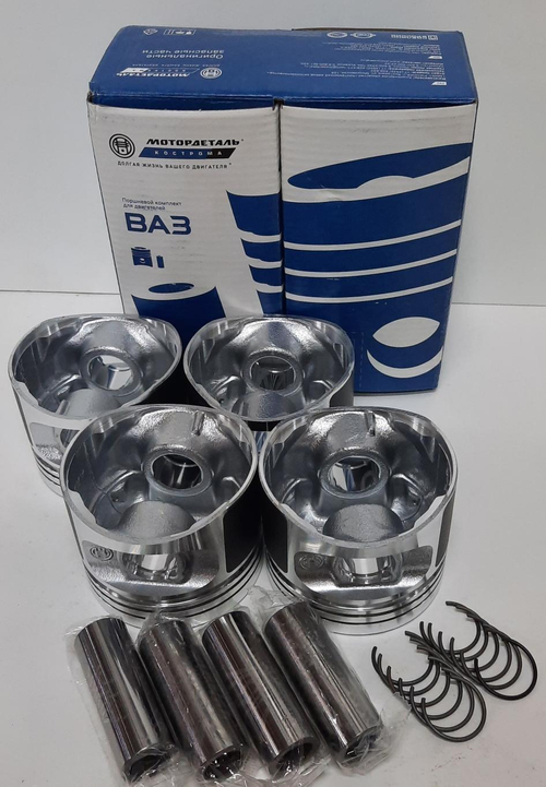 Моторокомплекты поршневой группы ВАЗ 21124 82,8 группа A МоторДеталь (без колец)