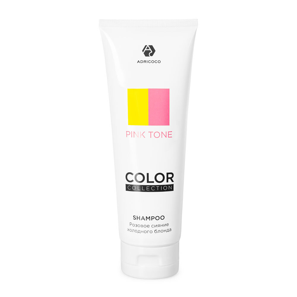 ADRICOCO Оттеночный шампунь Pink Tone 250 мл.