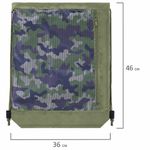 Мешок для обуви ЮНЛАНДИЯ, с ручками, боковой карман на молнии, 46х36 см, "Camo Mode", 271613