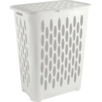 Корзина для белья Keeplex Light с откидной крышкой 37л 42,2х51,5см белое облако