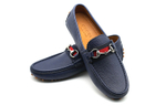 GUCCI Horsebit Gommino Loafers Men"s Low top Blue