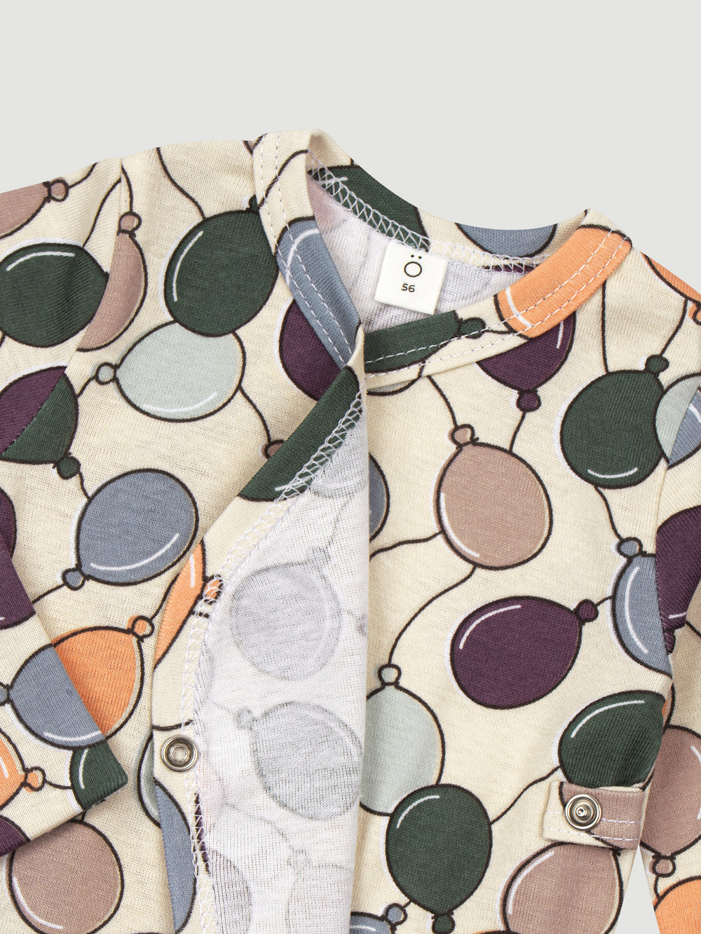 Распашонка Mjölk Шарики, уценка