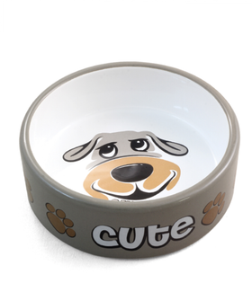 Миска керамическая "Песик", 0,3л, Triol