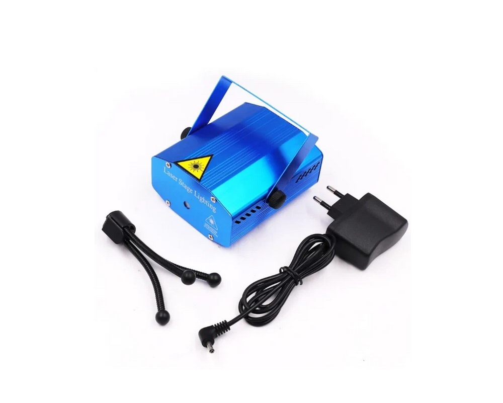 Лазерный проектор RoHS JIN-6G (точки+фигуры+микрофон)