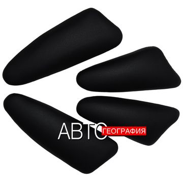 Мягкие накладки на ручки дверей Kia Picanto III (2017-наст. время) из экокожи