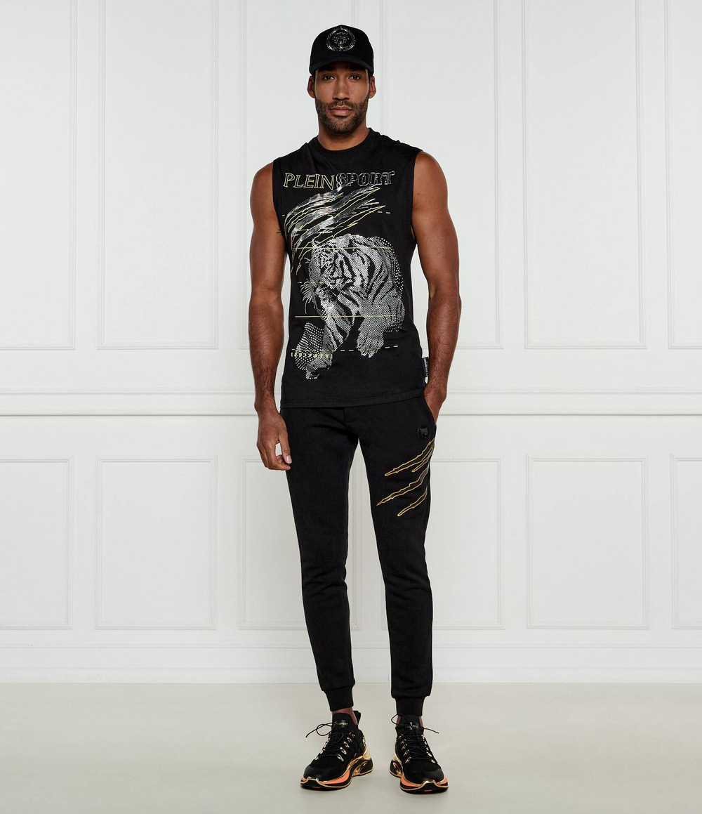 Майка Lamina Tiger Plein Sport - черный(MTK8007 STE001N)