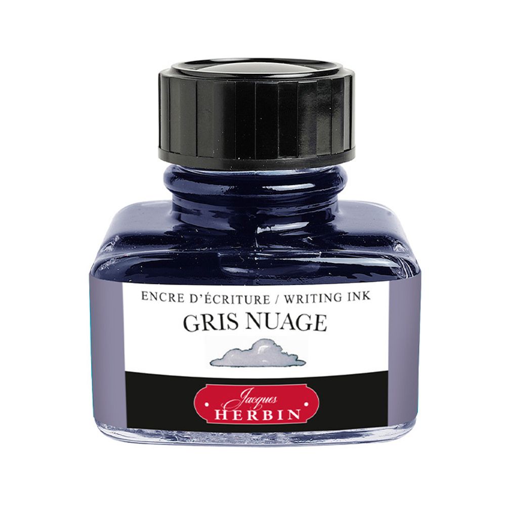 Чернила во флаконе Herbin 30 мл Gris nuage светло-серые (13008T)