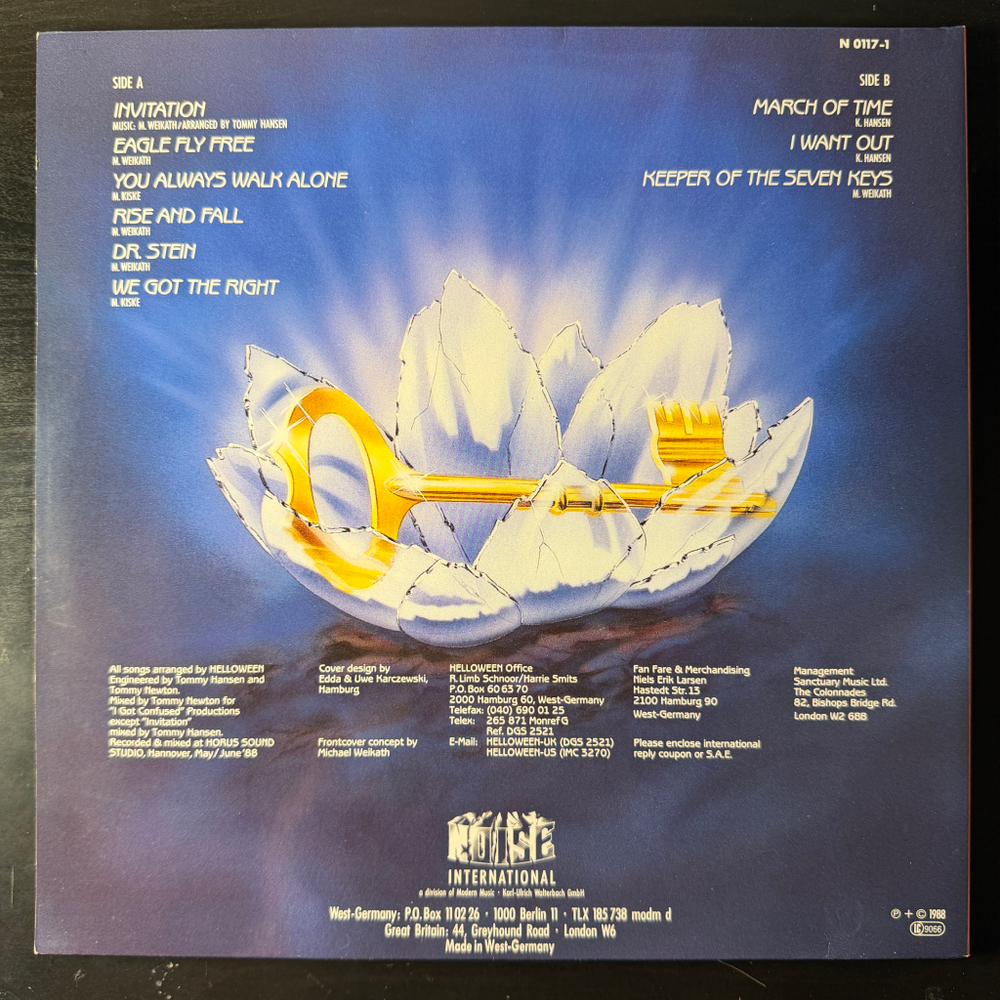 Helloween - Keeper Of The Seven Keys - Part II (Германия 1988г.)