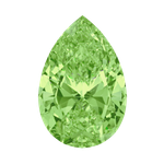 Фианит Груша от 3х2 до 8х5 мм