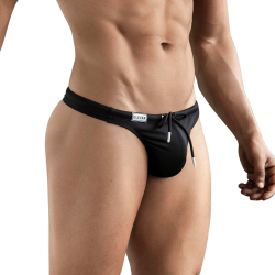 Мужские плавки черные Clever Moda RIO SWIMSUIT THONG 178911