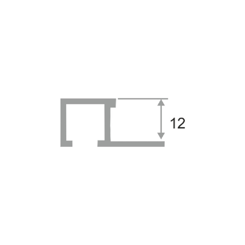 АРП 12*10мм "DO-1" 2,7м Золото мат. Р-об. вставка-фриз анод. алюм.