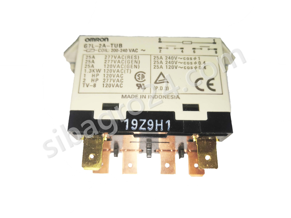 Реле Omron G7L-2A-TUB AC200/240 (аналог FINDER 66.82.8.230.0300)