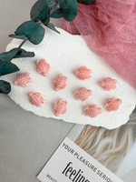 Керамические бусины, 18 мм, «Черепашка», розовый , 10 штук