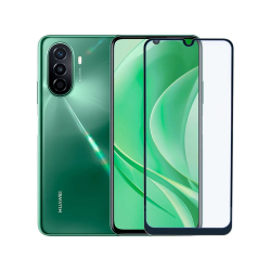 Закаленное стекло 6D с олеофобным покрытием для Huawei Nova Y70 и Y70+, черные рамки, G-Rhino 6D