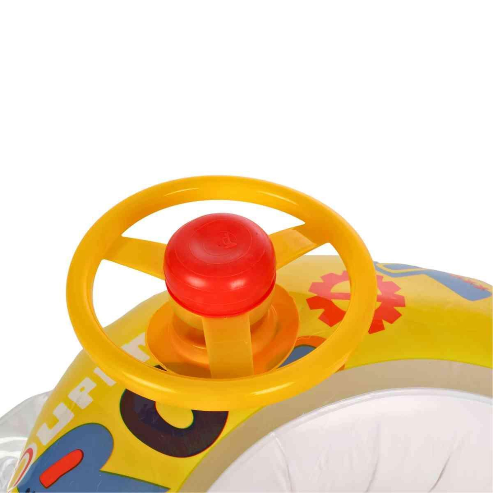 Круг для плавания с прорезами под ноги, Роботы, 2-3 вида микс, с-30284