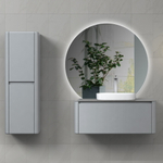 Тумба с раковиной Black&White Universe 100 см U915.1000 glossy light grey