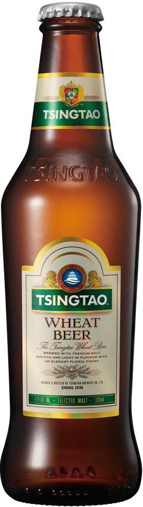 Пиво Циндао Пшеничное / Tsingtao Wheat 0.33 - стекло
