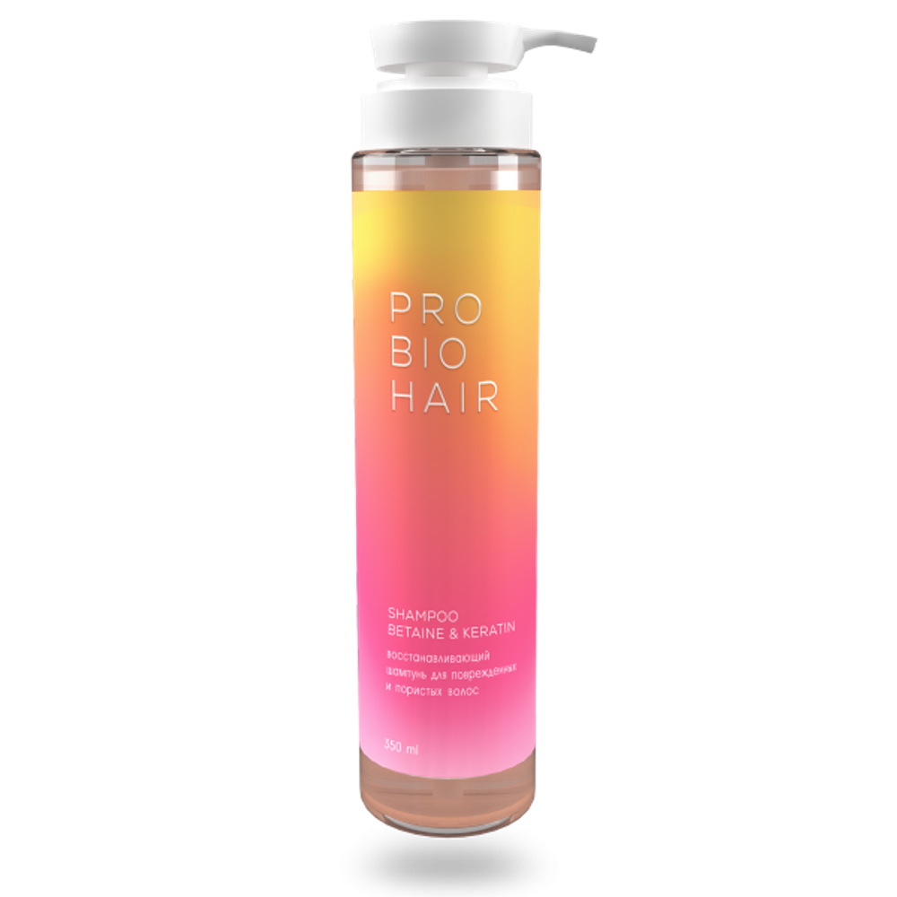 PRO BIO HAIR REPAIR SHAMPOO, восстанавливающий шампунь с кератином, 350 мл, Levrana