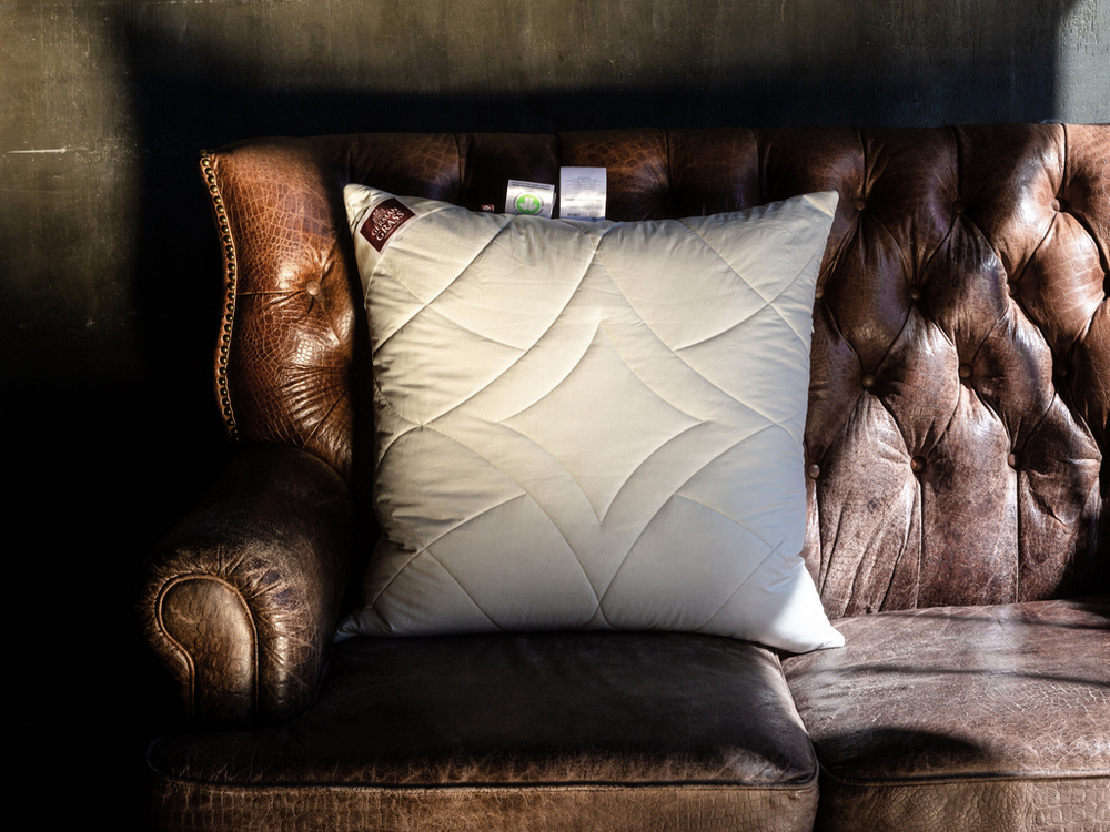 Подушка 68x68 German Grass Organic Linen Grass