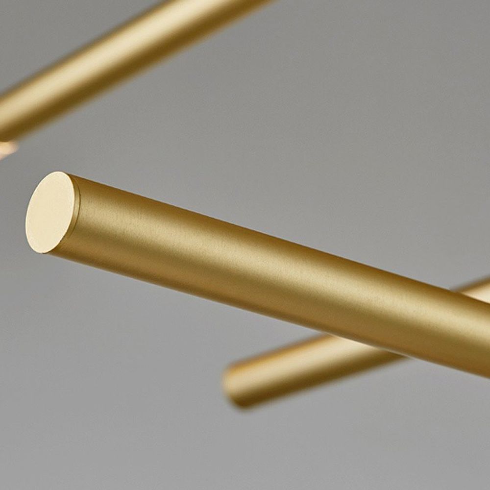 Люстра на штанге TRAVERSE H105 Gold