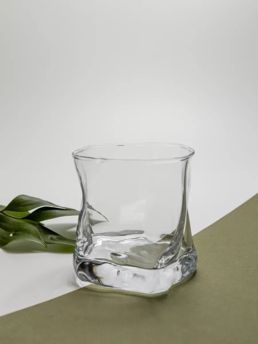 Набор изогнутых стаканов для виски, прозрачный, 300 мл, 6 шт