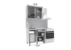 Кухня Палермо, 1м