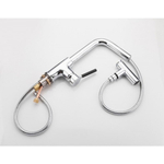 Смеситель для кухни, Frap, выдвиж излив, с картриджем, хром, F6044