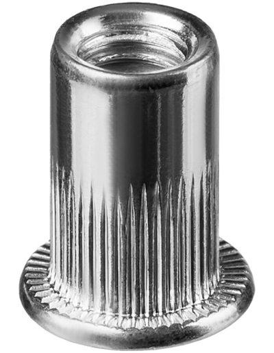 KRAFTOOL Nut-S, М6, 500 шт, резьбовые заклепки стальные с насечками (311707-06)