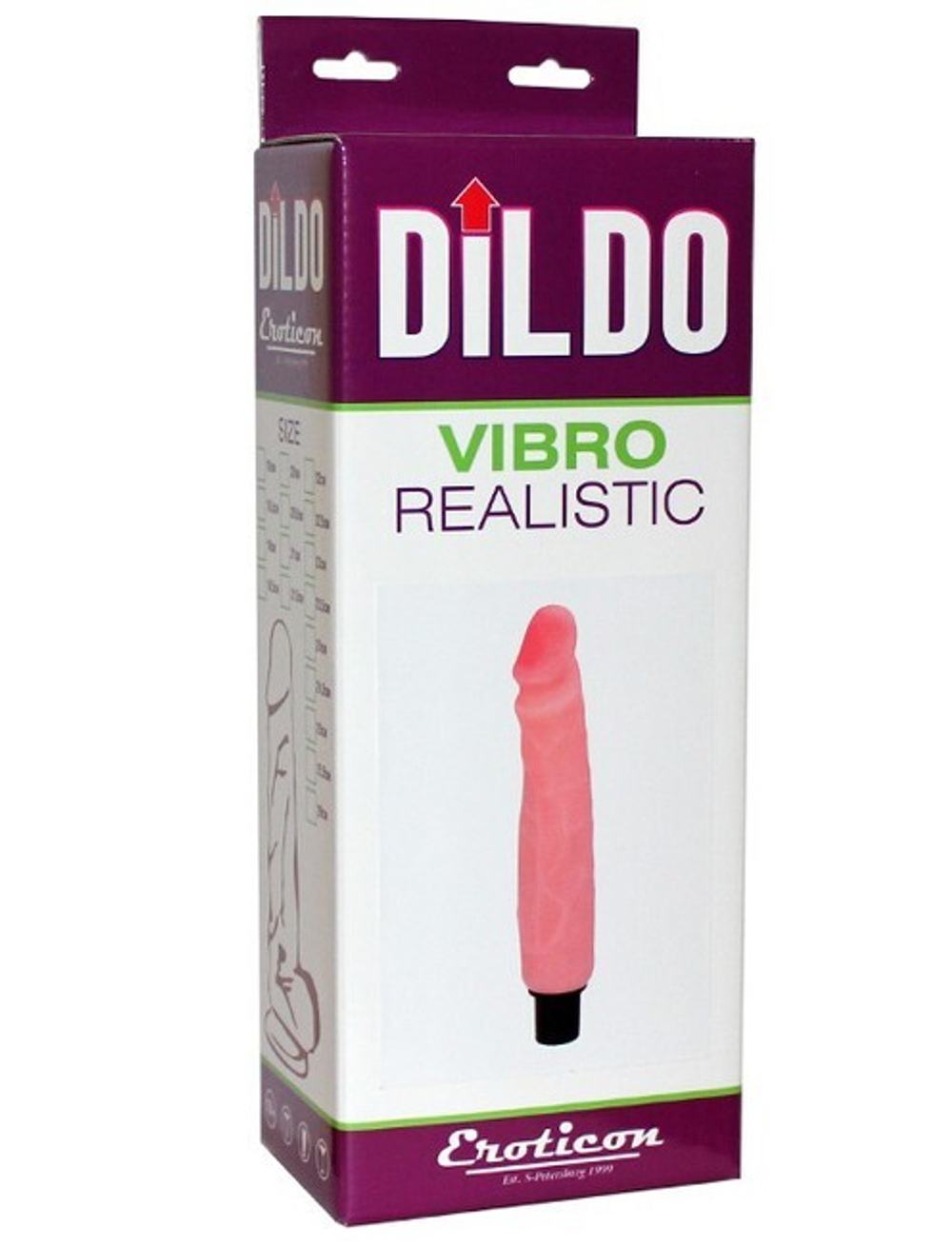 Вибратор-реалистик UltraSkin Vibro Realistic (Цвет: телесный)