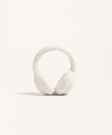 Oysho Наушники из искусственной шерсти, экрю