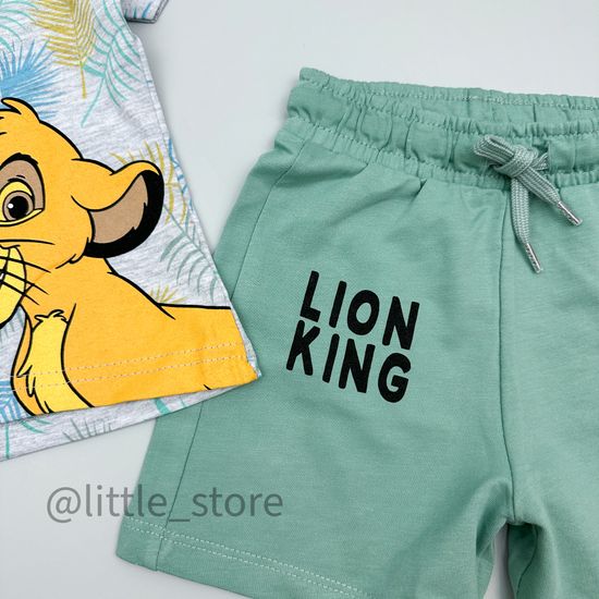 Комплект "Король Лев" зеленый/серый