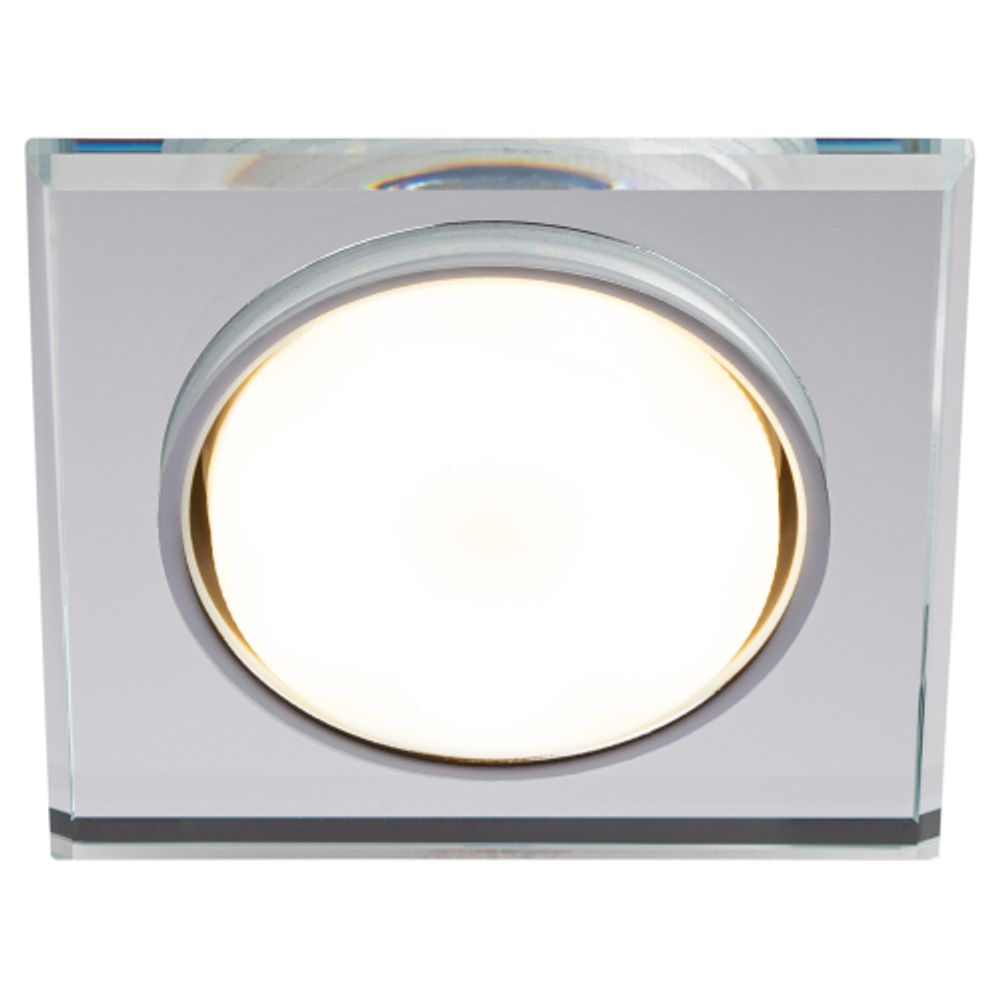 Светильник встраиваемый ЭРА DK79 SL под лампу GX53 квадратный зеркальный | Встраиваемые светильники Для ламп GX53